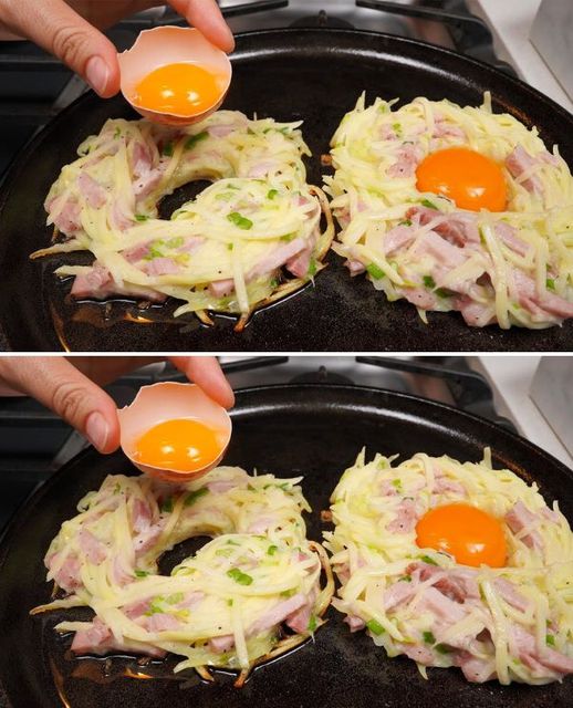 Scrumptious Potato and Ham Breakfast Eggs: A Quick and Easy Recipe ...